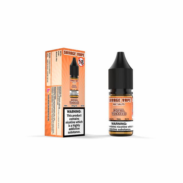 Savage Vape Royal Tobacco Nic Salt E-líquido 20mg 2ml TPD