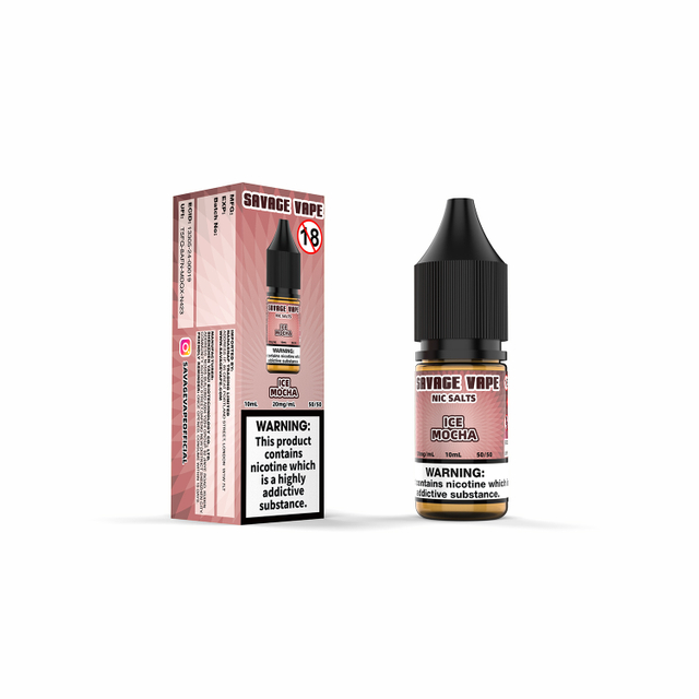 Savage Vape Ice Mocha Nic Salt E-líquido 20mg 2ml TPD