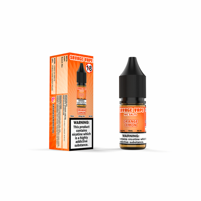 Savage Vape Laranja Limão Nic Salt E-líquido 20mg 2ml TPD