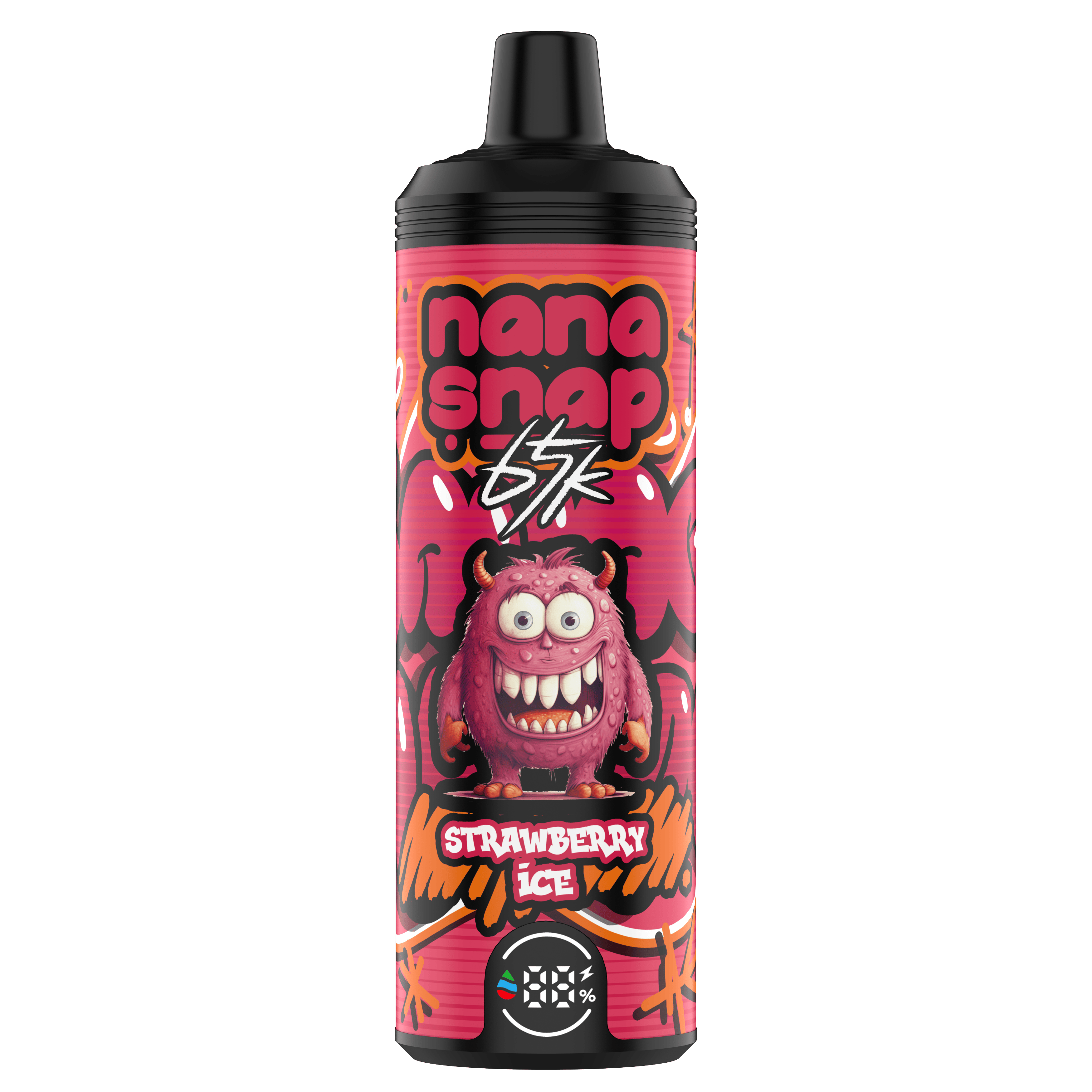 Alta qualidade nanasnap shisha 65000 soff 60000 50000 e cigarro vagem de bolso dtl vaco 40ml e-líquido dupla bobina de malha dupla bobina ue warehouse vape descartável 65k 60k 50k-strawberry gelo