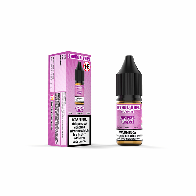 Savage Vape Crystal Grape Nic Salt E-líquido 20mg 2ml TPD